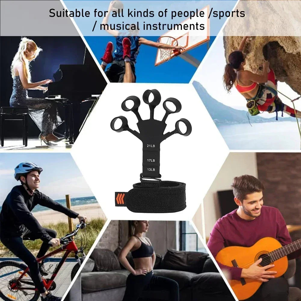 Finger Gripper Training and Exercise Patient Hand Strengthener Guitar Finger Flexion and Extension Training Device Trainning