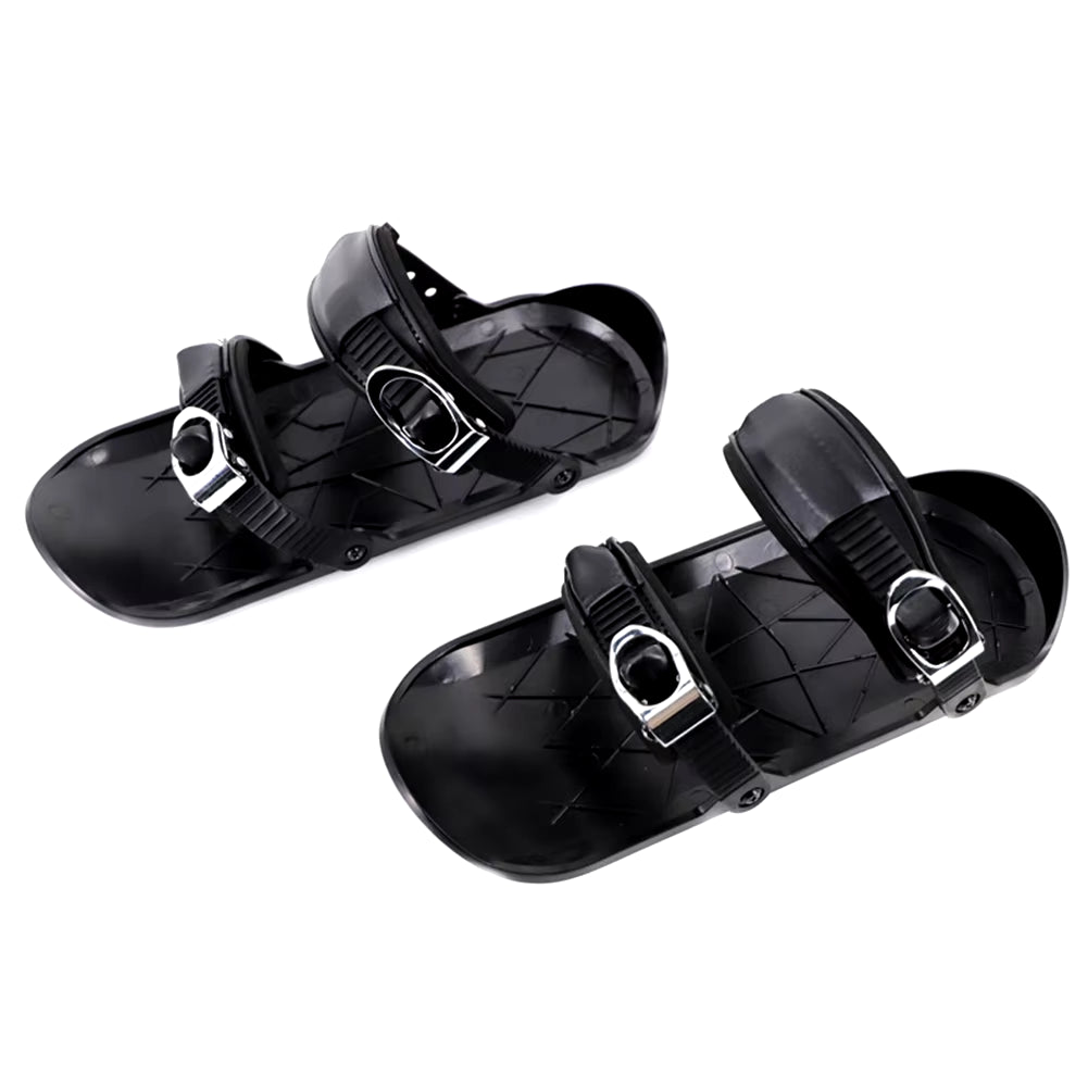 Mini Short Ski Skates Snowboard Boots Ski Boards Adjuatable Short Skating Ski Shoes for Winter Outdoor Sports for Adult Male