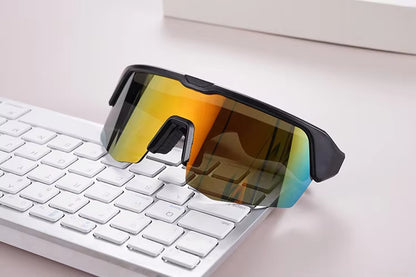 Bluetooth Cycling Sunglasses with Audio, Headset, and UV Protection for Navigation and Outdoor Activities - Ideal 2024 Gift